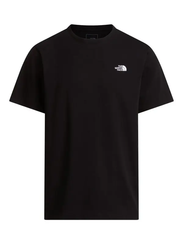 The North Face The North Face T-shirt Evolution Simple Dome NF0A8CZ2 Crna Regular Fit