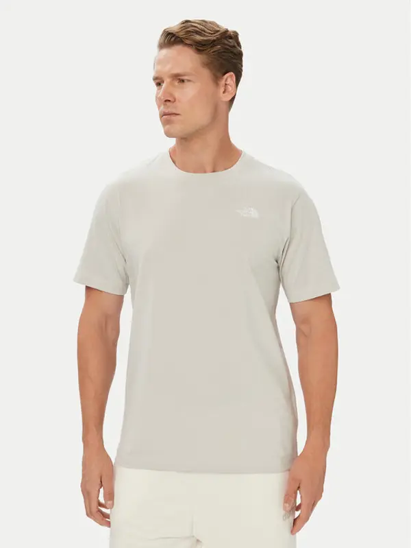 The North Face The North Face T-shirt Evolution Simple Dome NF0A8CZ2 Svijetlo siva Regular Fit