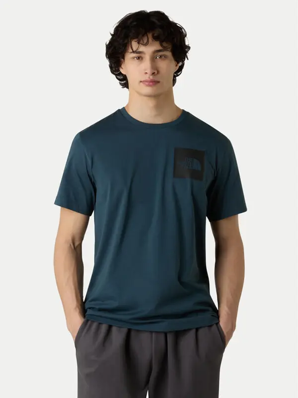The North Face The North Face T-shirt Fine NF0A8A6M Zelena Regular Fit