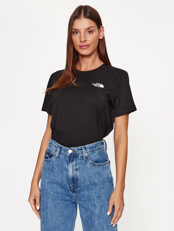 The North Face The North Face T-shirt Foundation Graphic NF0A86XN Crna Regular Fit