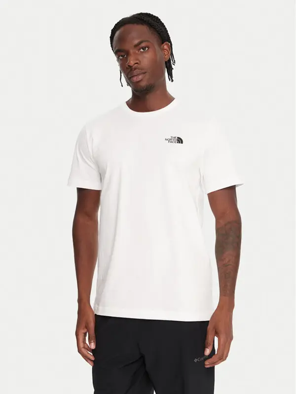 The North Face The North Face T-shirt Half Dome Photo NF0A8EE9 Bijela Regular Fit