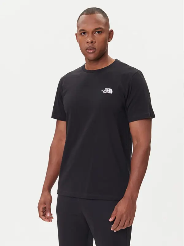 The North Face The North Face T-shirt Half Dome Photo NF0A8EE9 Crna Regular Fit