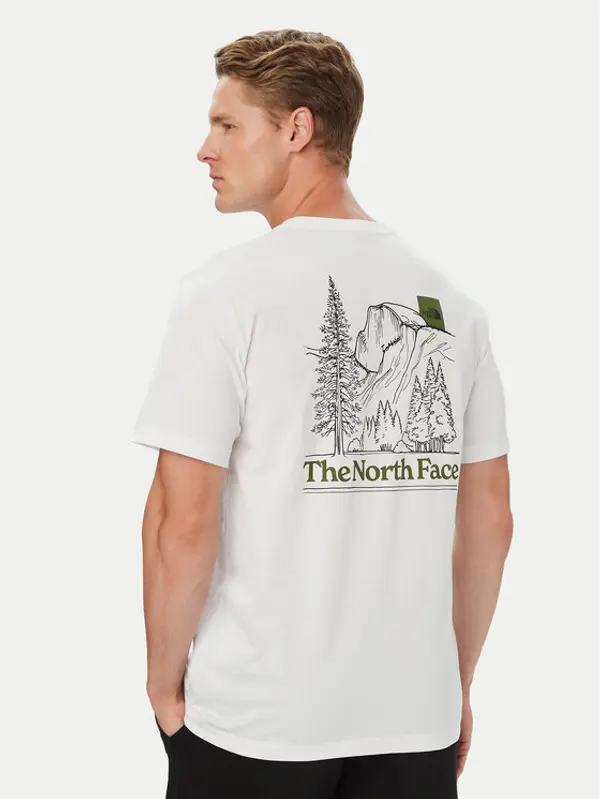 The North Face The North Face T-shirt Monte Reg Ss NF0A8JAV Bijela Regular Fit
