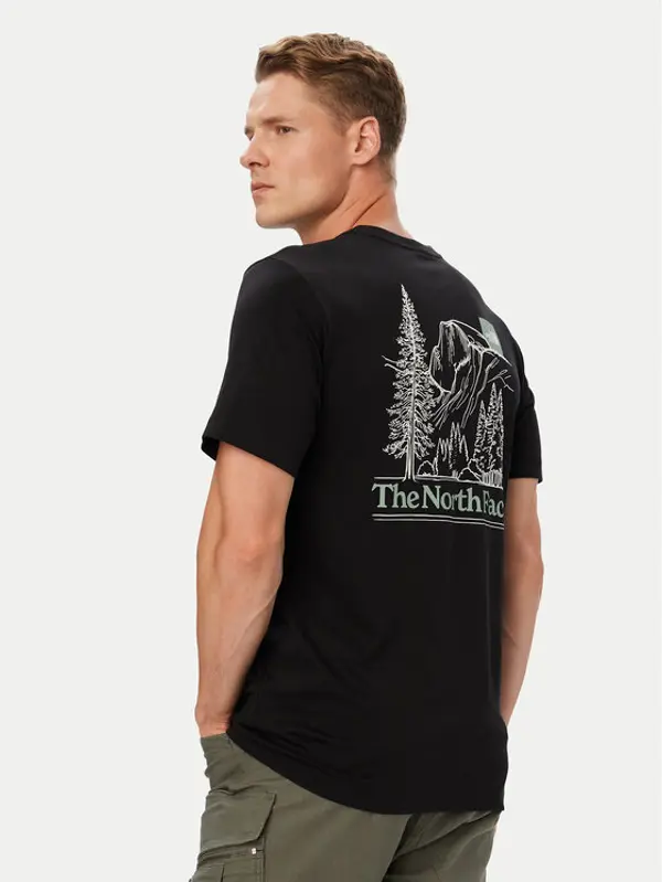 The North Face The North Face T-shirt Monte Reg Ss NF0A8JAV Crna Regular Fit