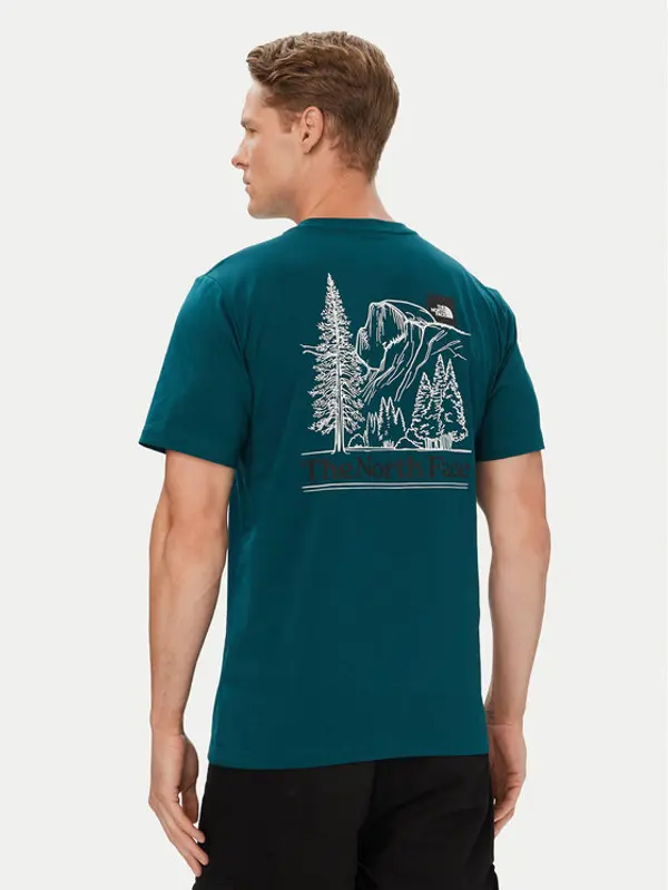 The North Face The North Face T-shirt Monte Reg Ss NF0A8JAV Zelena Regular Fit