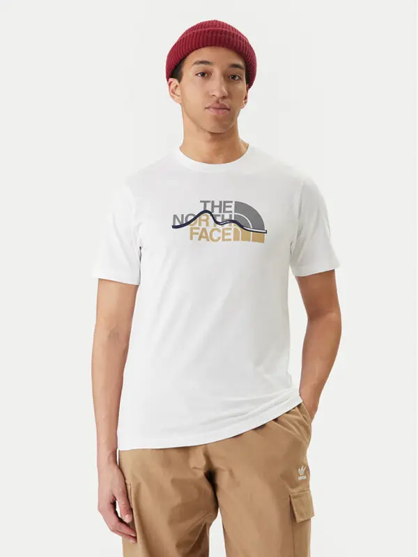The North Face The North Face T-shirt Mountain Line NF0A8GUX Bijela Regular Fit