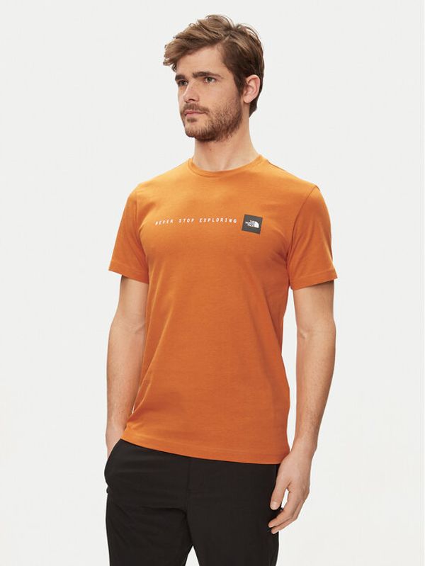 The North Face The North Face T-shirt Never Stop NF0A87NS Narančasta Regular Fit