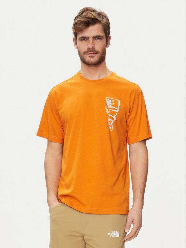 The North Face The North Face T-shirt NF0A87FF Narančasta Regular Fit