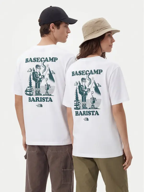 The North Face The North Face T-shirt NF0A8JAA Bijela Relaxed Fit