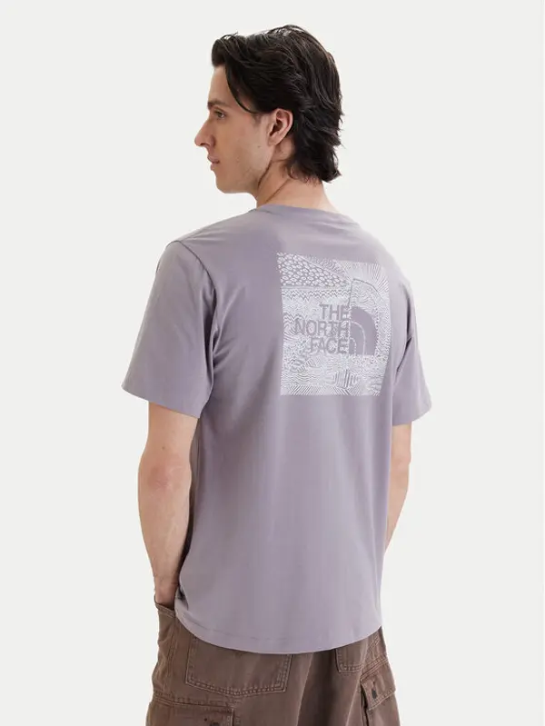 The North Face The North Face T-shirt NSE Box NF0A8GV2 Ljubičasta Regular Fit