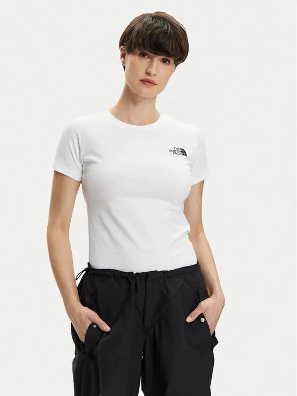 The North Face The North Face T-shirt Redbox NF0A87NM Bijela Regular Fit