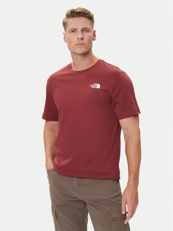 The North Face The North Face T-shirt Redbox NF0A87NP Crvena Regular Fit