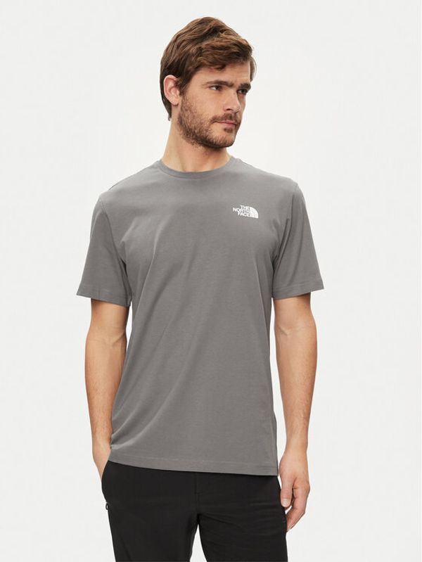 The North Face The North Face T-shirt Redbox NF0A87NP Siva Regular Fit