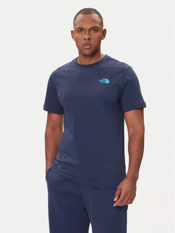 The North Face The North Face T-shirt Redbox NF0A87NP Tamnoplava Regular Fit