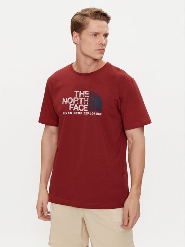 The North Face The North Face T-shirt Rust 2 NF0A87NW Crvena Regular Fit