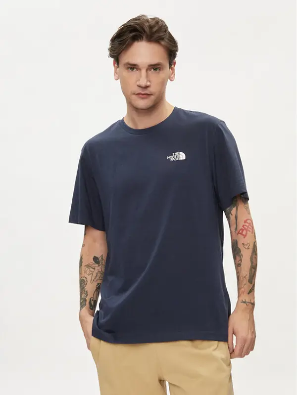 The North Face The North Face T-shirt Simple Dome NF0A87NG Tamnoplava Regular Fit