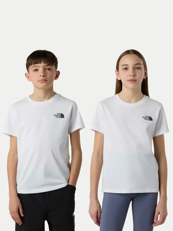 The North Face The North Face T-shirt Simple Dome NF0A87T4 Bijela Regular Fit