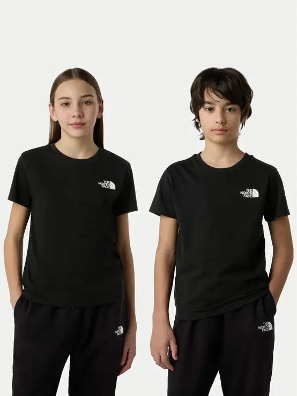 The North Face The North Face T-shirt Simple Dome NF0A87T4 Crna Regular Fit