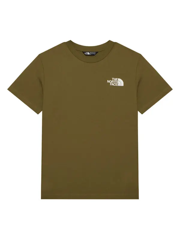 The North Face The North Face T-shirt Simple Dome NF0A87T4 Kaki Regular Fit