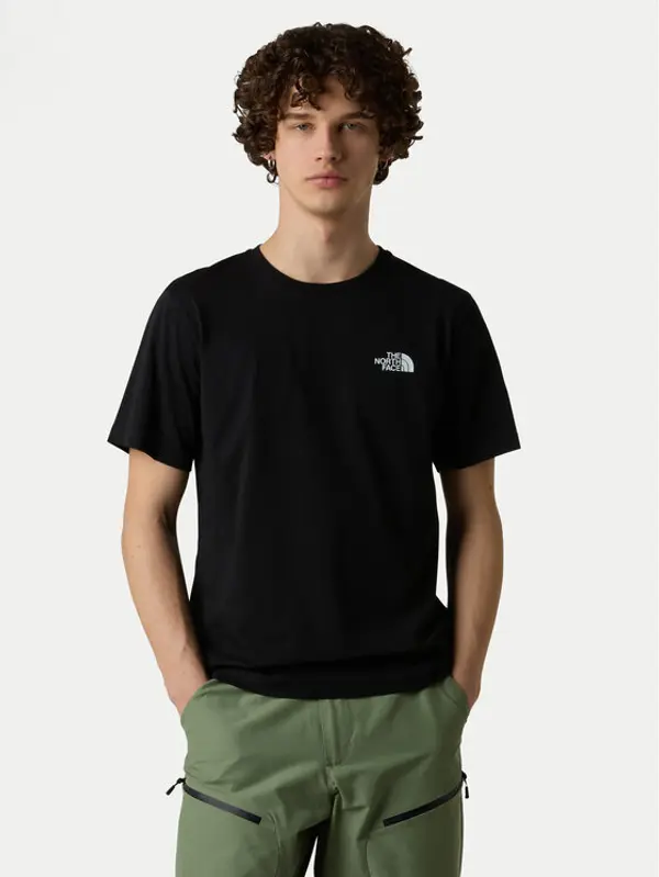 The North Face The North Face T-shirt Vertical NF0A8EE7 Crna Regular Fit