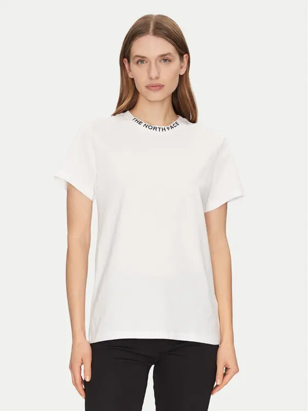The North Face The North Face T-shirt Zumu NF0A87DJ Bijela Relaxed Fit