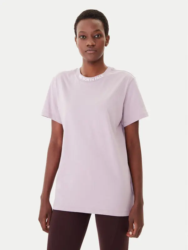 The North Face The North Face T-shirt Zumu NF0A87DJ Ljubičasta Regular Fit