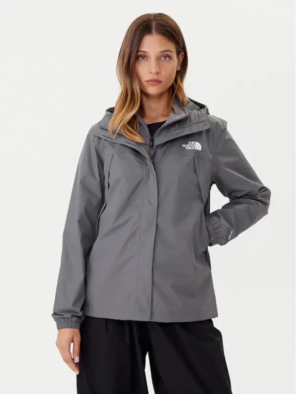 The North Face The North Face Vodootporna jakna Antora NF0A8BKD Siva Regular Fit