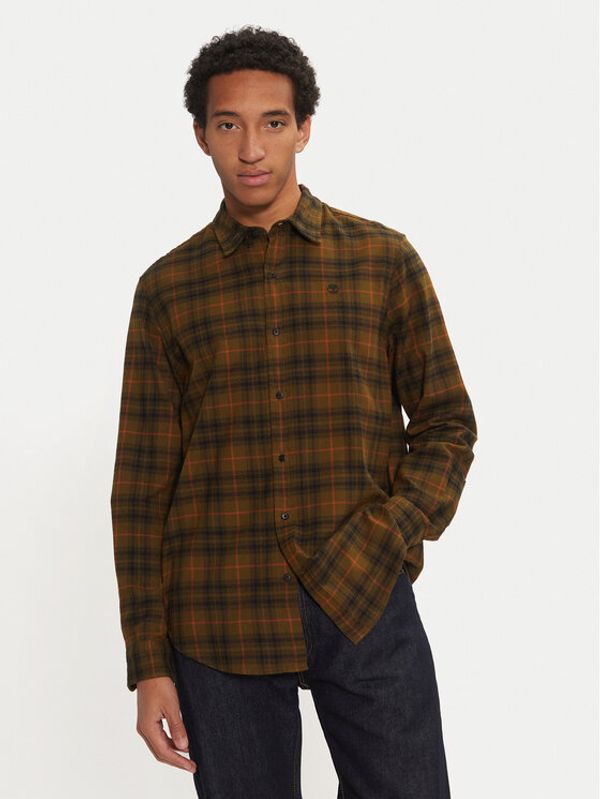 Timberland Timberland Košulja TB0A6V7EC681 Zelena Regular Fit
