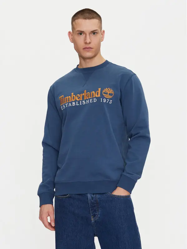 Timberland Timberland Majica dugih rukava TB0A2FEQ Tamnoplava Regular Fit