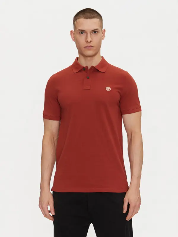 Timberland Timberland Polo TB0A6VDP Crvena Regular Fit