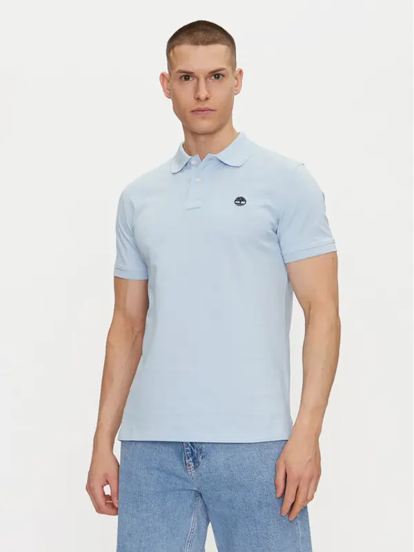 Timberland Timberland Polo TB0A6VDP Svijetloplava Regular Fit