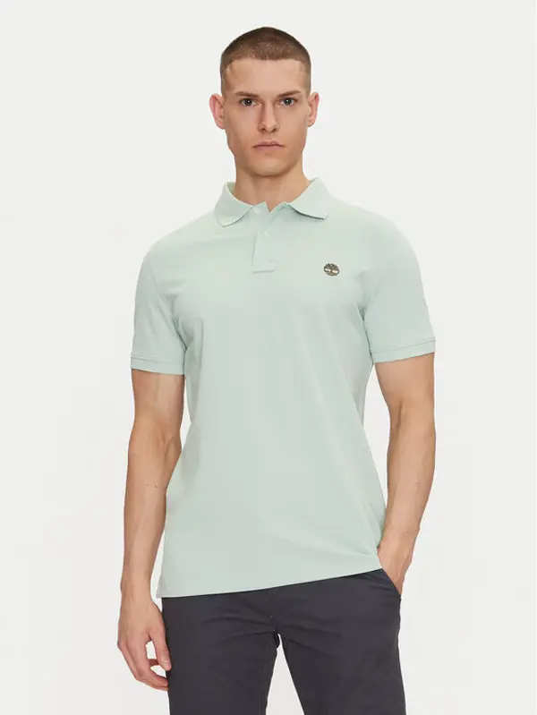 Timberland Timberland Polo TB0A6VDP Zelena Regular Fit