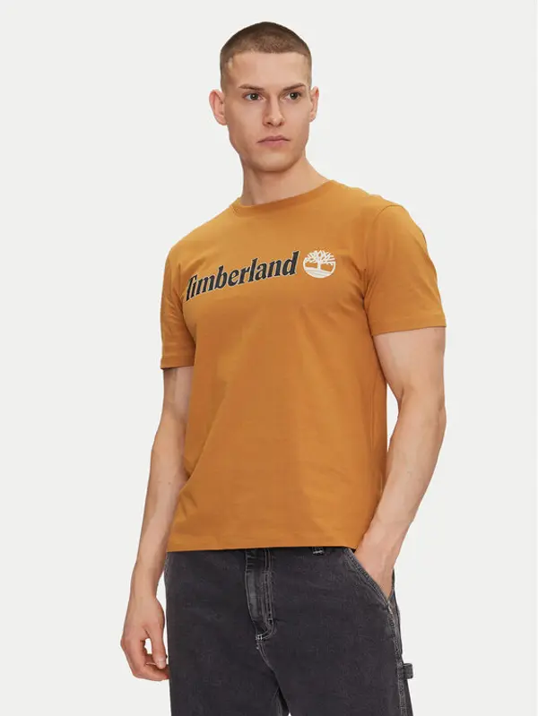 Timberland Timberland T-shirt TB0A5UPQ Bež Regular Fit