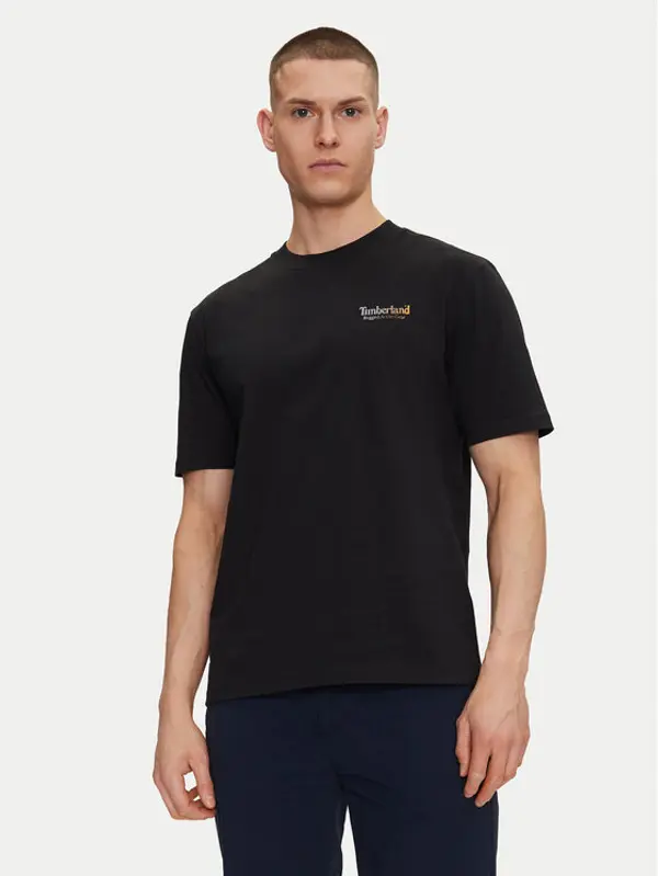 Timberland Timberland T-shirt TB0A6DMA Crna Regular Fit