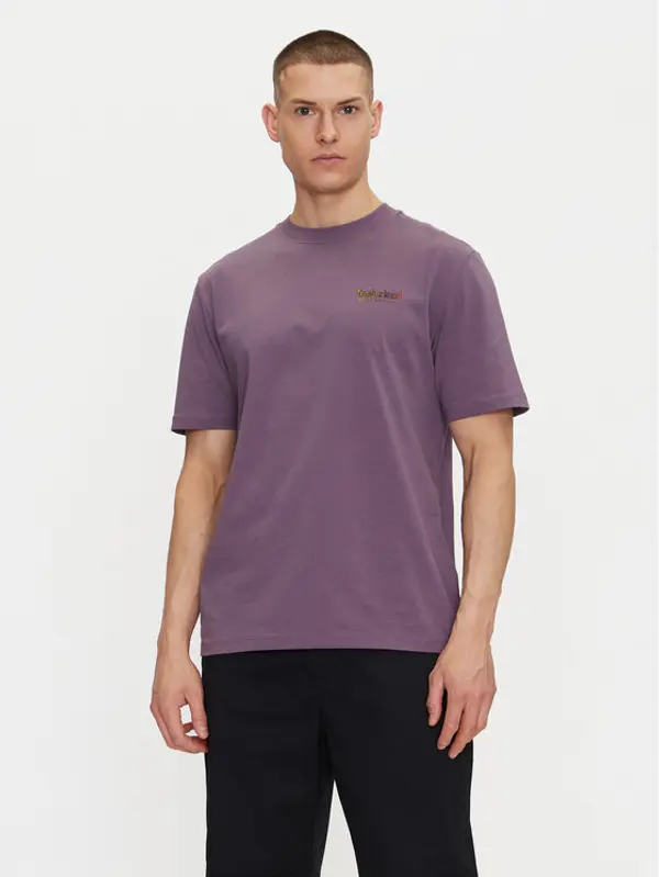 Timberland Timberland T-shirt TB0A6DMA Ljubičasta Regular Fit