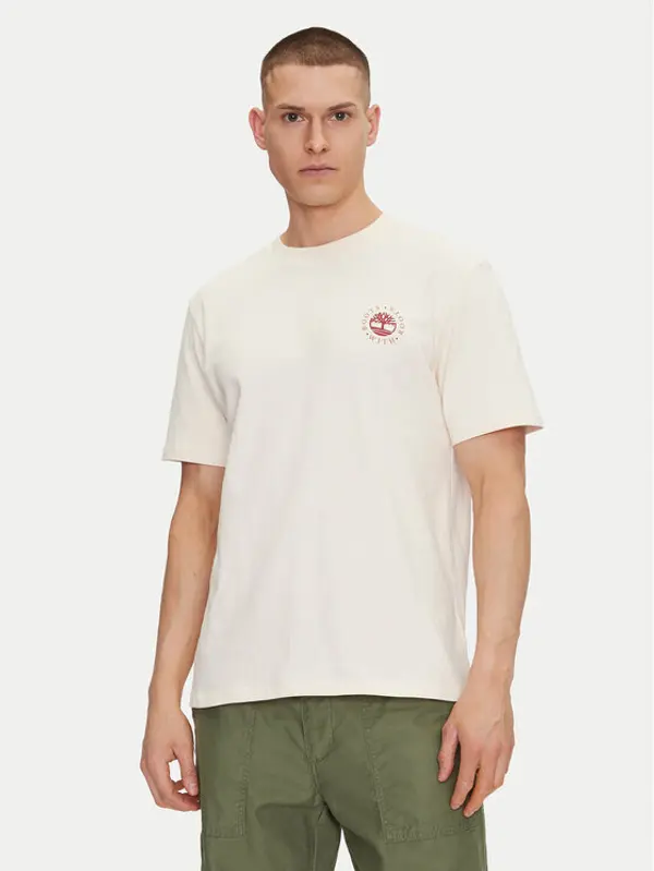 Timberland Timberland T-shirt TB0A6DPD Bež Regular Fit