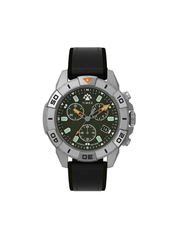 Timex Timex Sat Expedition Ridge Chronograph TW2W16100 Crna