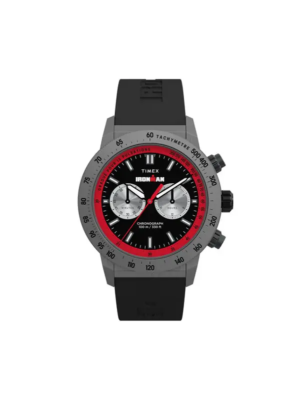 Timex Timex Sat Ironman® Challenger Chronograph TW2Y01900 Crna