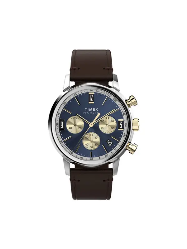 Timex Timex Sat Marlin® Quartz Chronograph TW2W60400 Crna