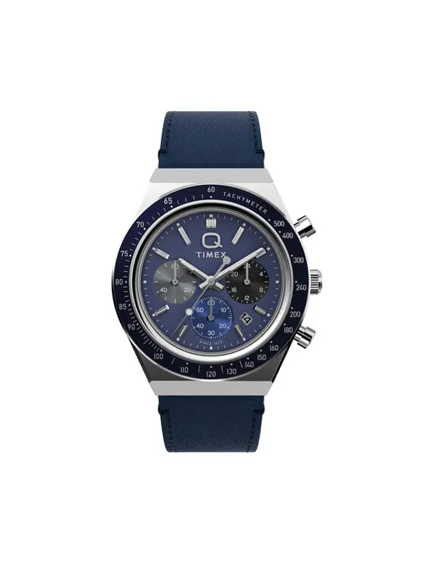 Timex Timex Sat Q Diver Inspired Chronograph TW2Y36100 Tamnoplava