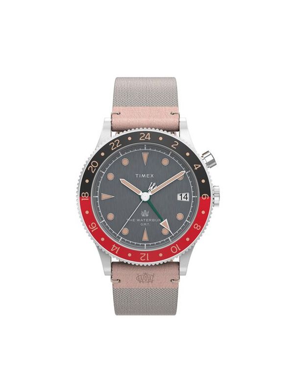 Timex Timex Sat Waterbury Traditional GMT TW2V74100 Siva
