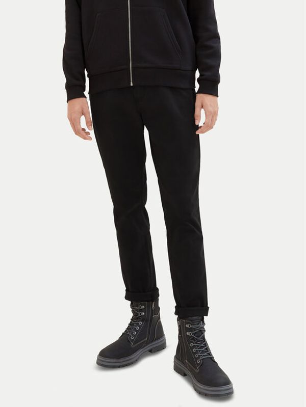 Tom Tailor Denim Tom Tailor Denim Chino 1008253 Crna Slim Fit