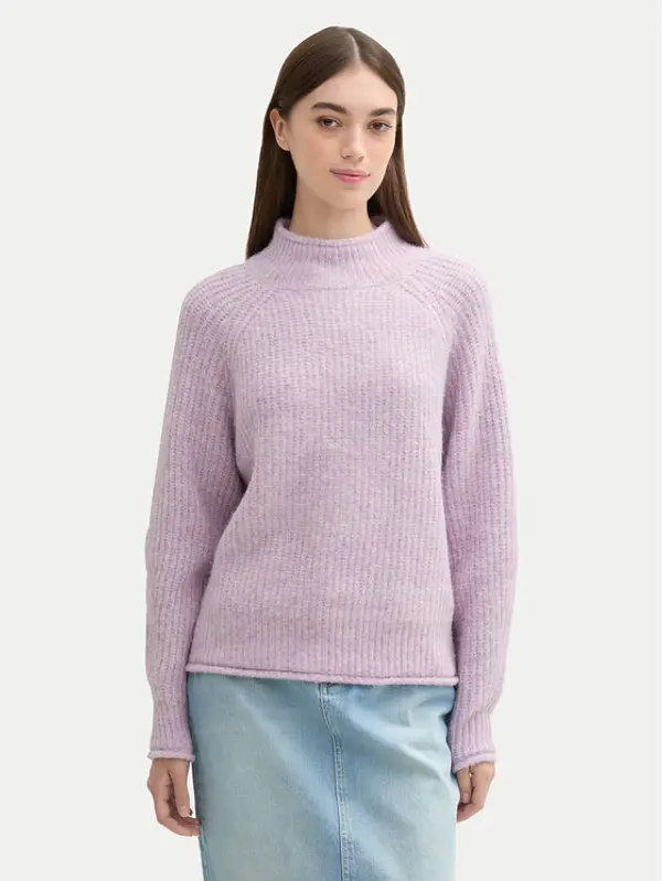 Tom Tailor Denim Tom Tailor Denim Dolčevita 1043959 Ružičasta Relaxed Fit