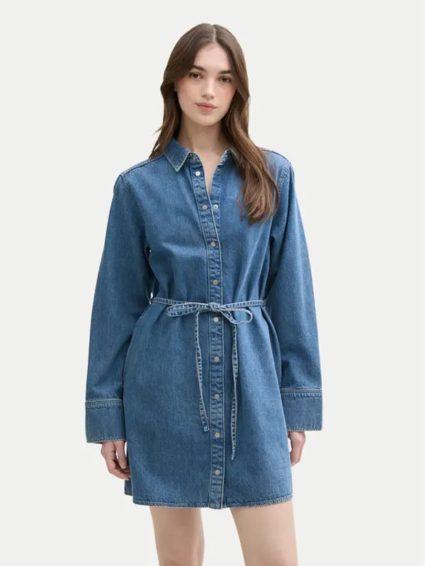 Tom Tailor Denim Tom Tailor Denim Jeans haljina 1045461 Plava Regular Fit