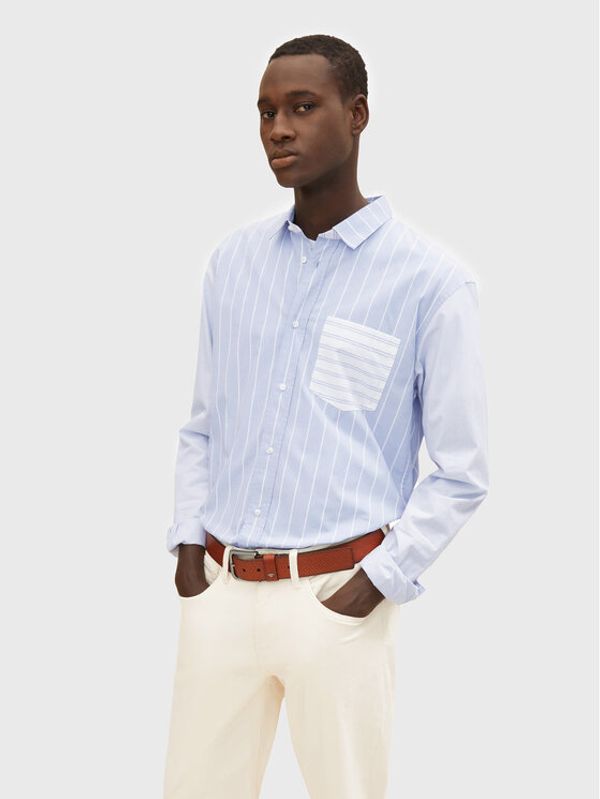 Tom Tailor Denim Tom Tailor Denim Košulja 1032372 Svijetloplava Relaxed Fit