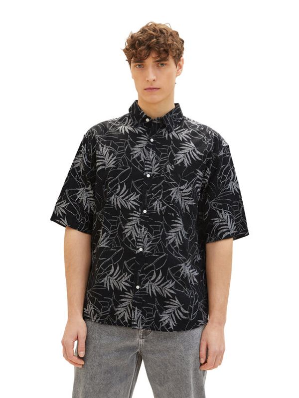 Tom Tailor Denim Tom Tailor Denim Košulja 1037040 Crna Regular Fit