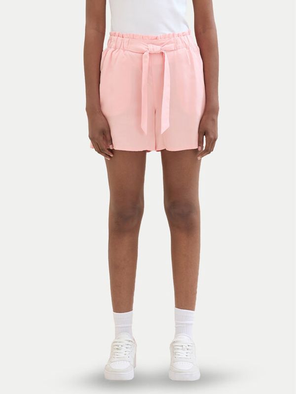 Tom Tailor Denim Tom Tailor Denim Kratke hlače 1040805 Ružičasta Relaxed Fit