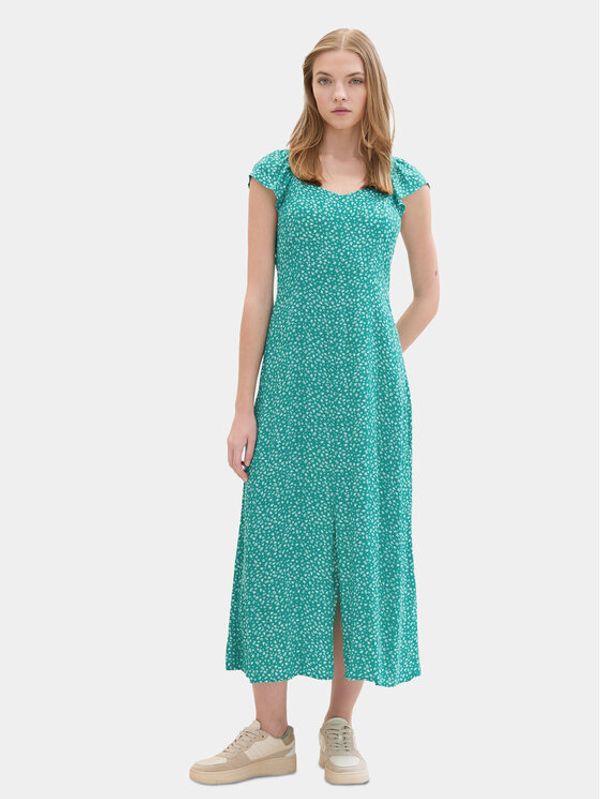 Tom Tailor Denim Tom Tailor Denim Ljetna haljina 1042000 Zelena Regular Fit