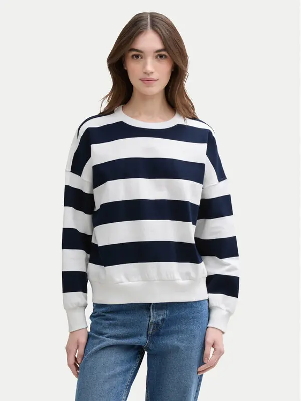 Tom Tailor Tom Tailor Denim Majica dugih rukava 1045508 Tamnoplava Regular Fit
