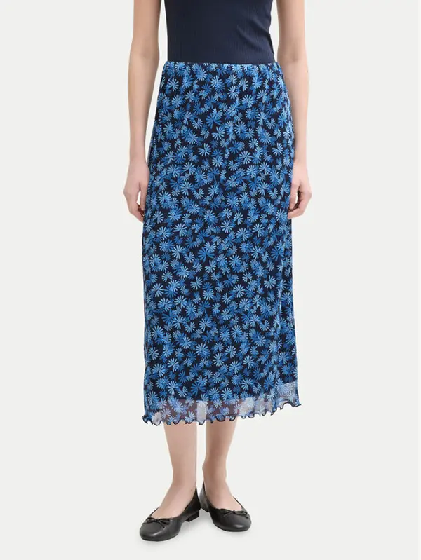 Tom Tailor Tom Tailor Denim Midi suknja 1045502 Plava Regular Fit
